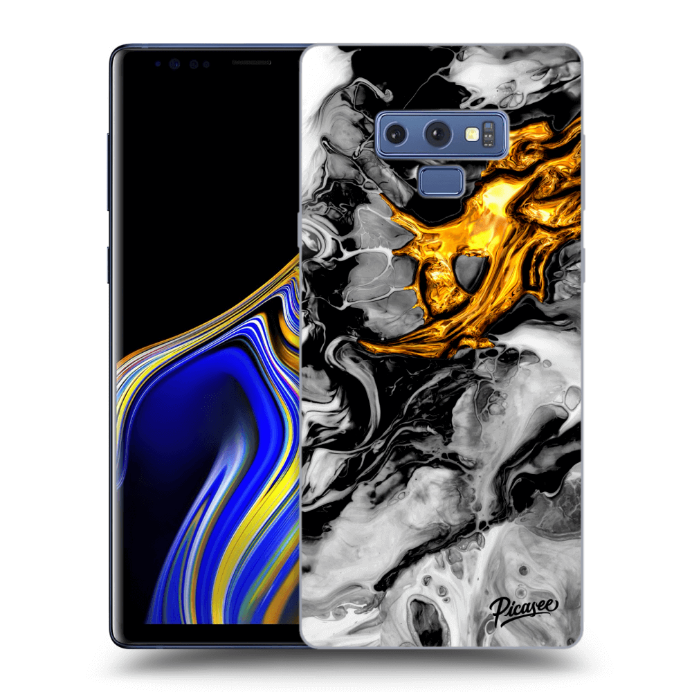 Picasee ULTIMATE CASE pro Samsung Galaxy Note 9 N960F - Black Gold 2