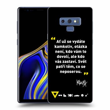 Obal pre Samsung Galaxy Note 9 N960F - Kazma - SVĚT PATŘÍ TĚM, CO SE NEPOSEROU