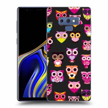 Picasee silikónový čierny obal pre Samsung Galaxy Note 9 N960F - Owls