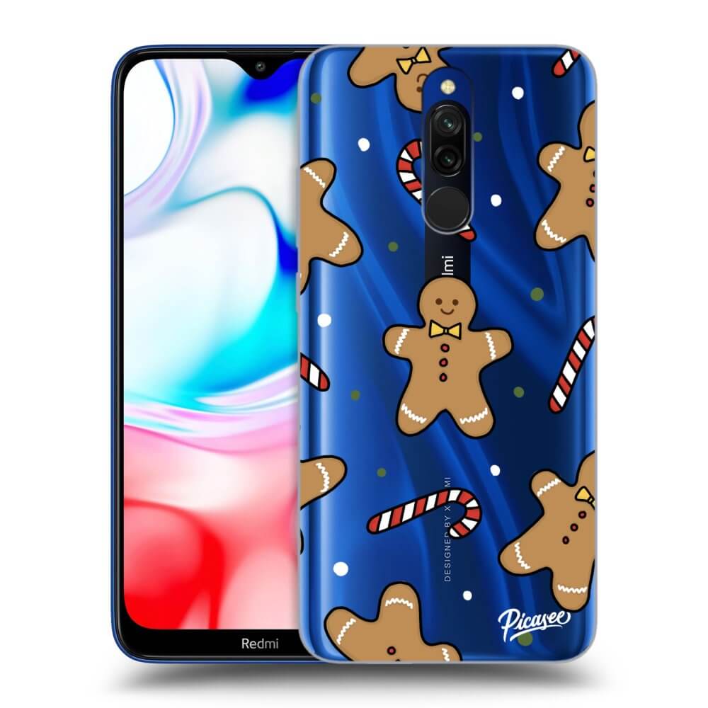 Picasee silikónový prehľadný obal pre Xiaomi Redmi 8 - Gingerbread