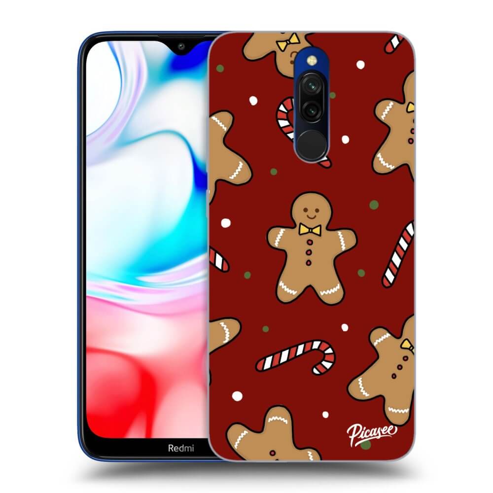 Picasee silikónový prehľadný obal pre Xiaomi Redmi 8 - Gingerbread 2