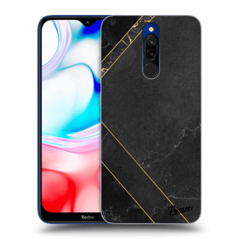 Obal pre Xiaomi Redmi 8 - Black tile