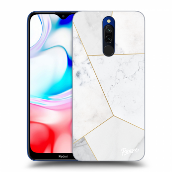 Obal pre Xiaomi Redmi 8 - White tile