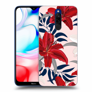 Obal pre Xiaomi Redmi 8 - Red Lily