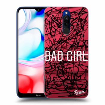 Picasee silikónový prehľadný obal pre Xiaomi Redmi 8 - Bad girl