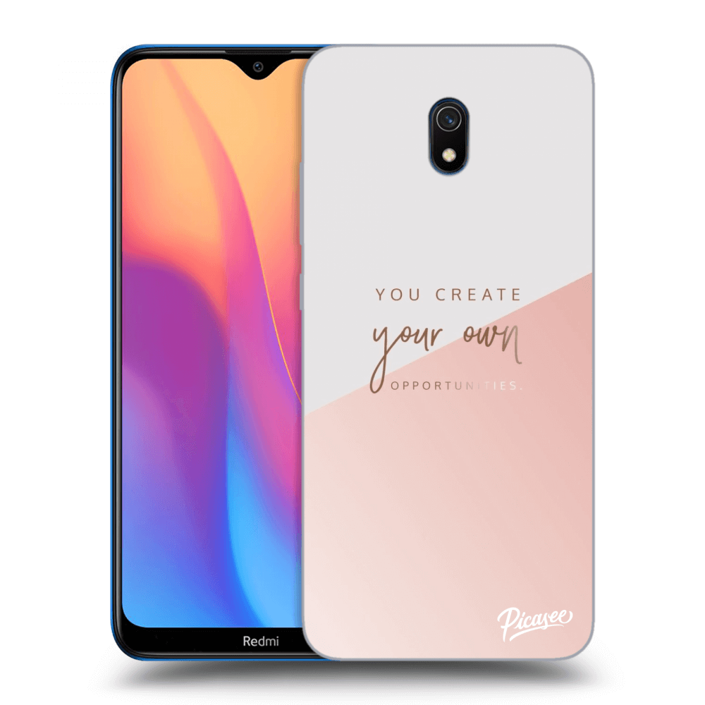 Picasee silikónový čierny obal pre Xiaomi Redmi 8A - You create your own opportunities