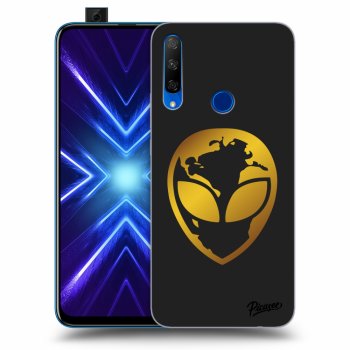 Obal pre Honor 9X - EARTH - Gold Alien 3.0