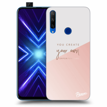 Picasee silikónový čierny obal pre Honor 9X - You create your own opportunities