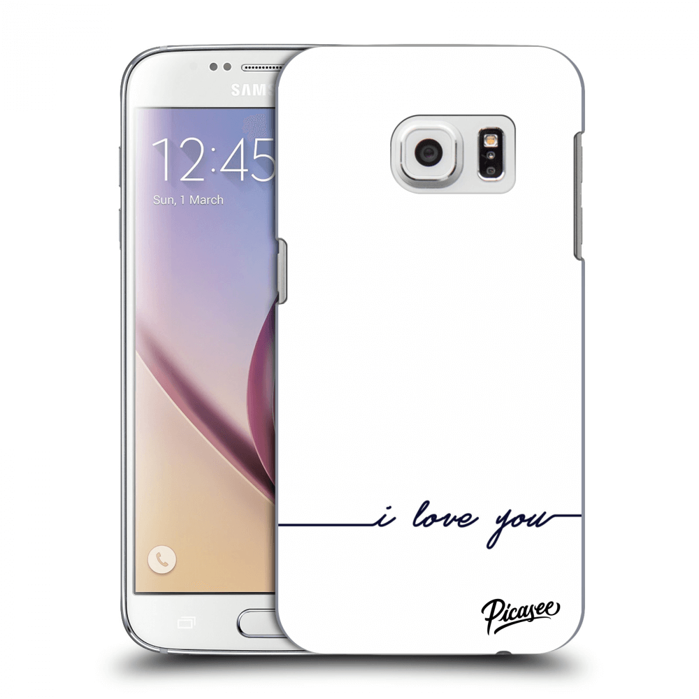 Picasee silikónový prehľadný obal pre Samsung Galaxy S7 G930F - I love you