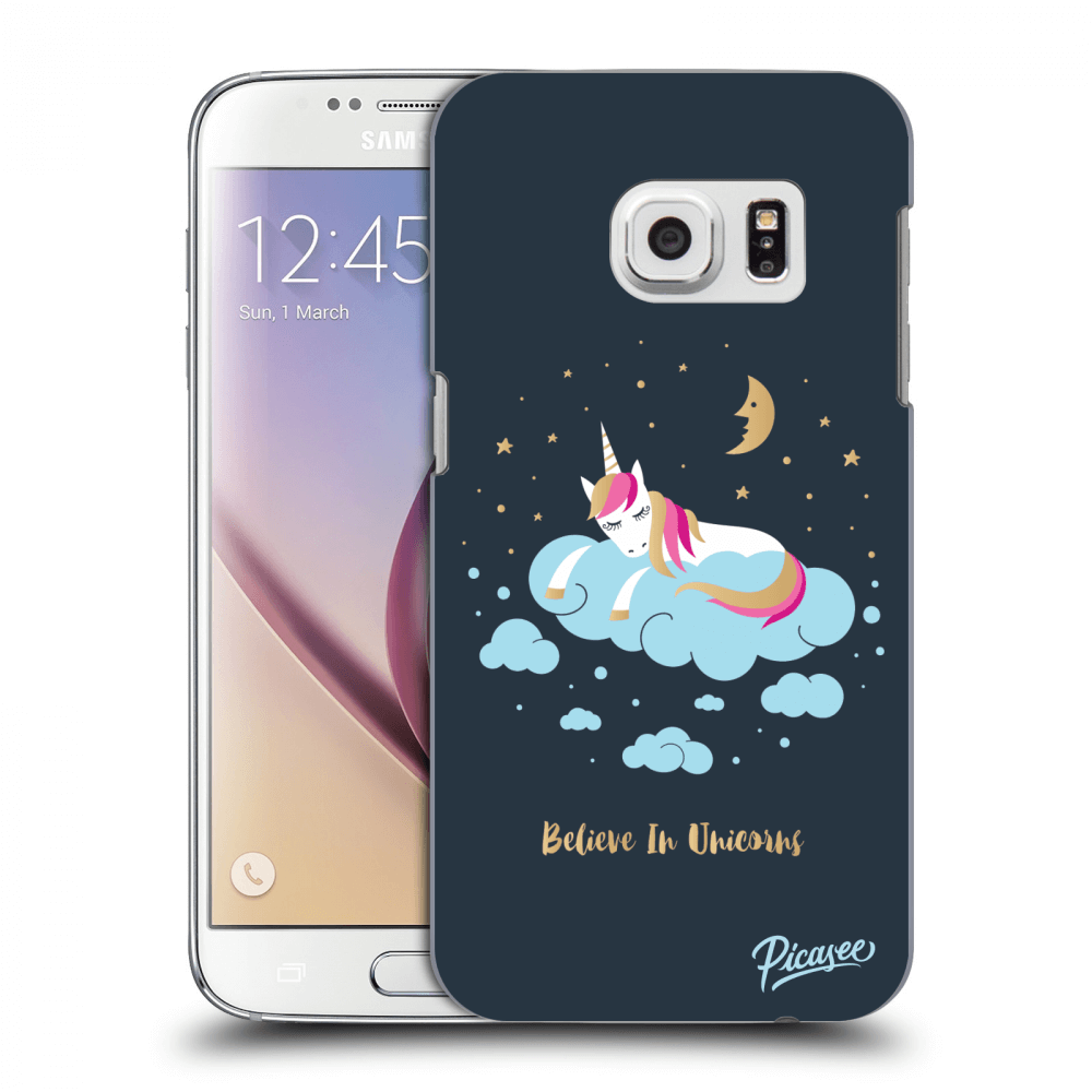 Picasee silikónový prehľadný obal pre Samsung Galaxy S7 G930F - Believe In Unicorns