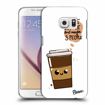 Picasee silikónový prehľadný obal pre Samsung Galaxy S7 G930F - Cute coffee