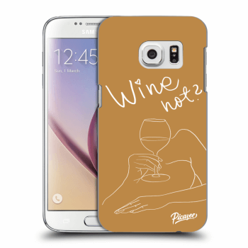 Picasee silikónový prehľadný obal pre Samsung Galaxy S7 G930F - Wine not
