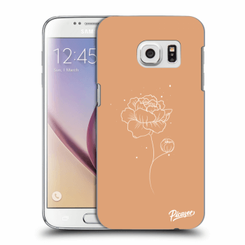 Picasee silikónový prehľadný obal pre Samsung Galaxy S7 G930F - Peonies