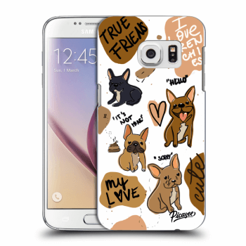 Picasee silikónový prehľadný obal pre Samsung Galaxy S7 G930F - Frenchies