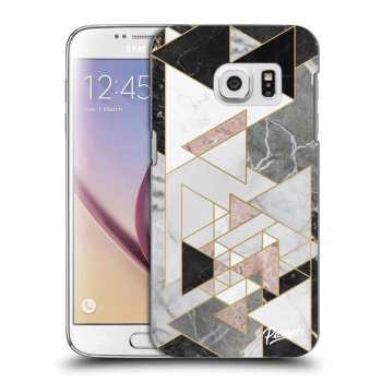 Picasee silikónový prehľadný obal pre Samsung Galaxy S7 G930F - Light geometry