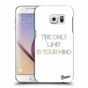 Picasee silikónový prehľadný obal pre Samsung Galaxy S7 G930F - The only limit is your mind