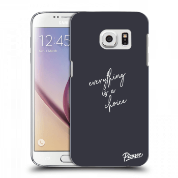 Picasee silikónový prehľadný obal pre Samsung Galaxy S7 G930F - Everything is a choice