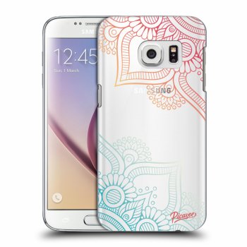 Picasee silikónový prehľadný obal pre Samsung Galaxy S7 G930F - Flowers pattern
