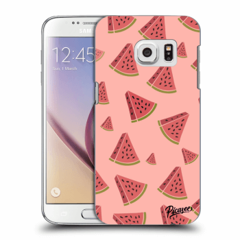 Picasee silikónový prehľadný obal pre Samsung Galaxy S7 G930F - Watermelon