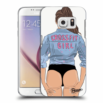 Picasee silikónový prehľadný obal pre Samsung Galaxy S7 G930F - Crossfit girl - nickynellow