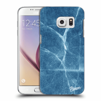 Picasee silikónový prehľadný obal pre Samsung Galaxy S7 G930F - Blue marble