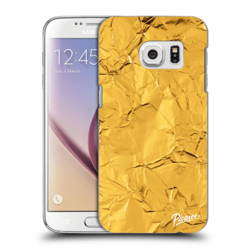 Picasee silikónový prehľadný obal pre Samsung Galaxy S7 G930F - Gold