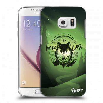 Picasee silikónový prehľadný obal pre Samsung Galaxy S7 G930F - Wolf life
