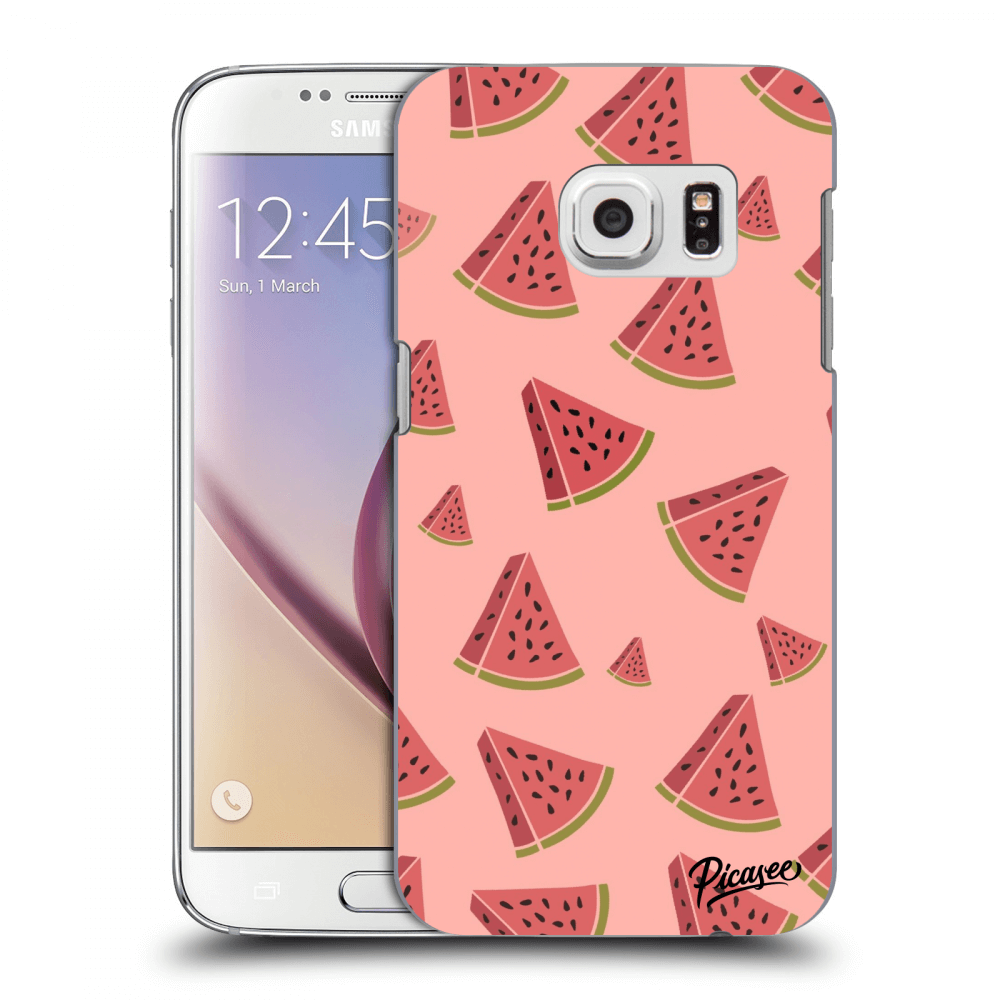 Picasee silikónový prehľadný obal pre Samsung Galaxy S7 G930F - Watermelon