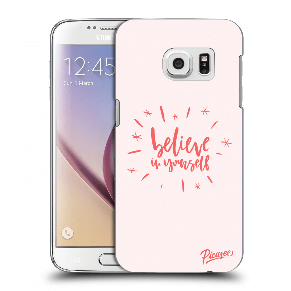 Picasee silikónový prehľadný obal pre Samsung Galaxy S7 G930F - Believe in yourself