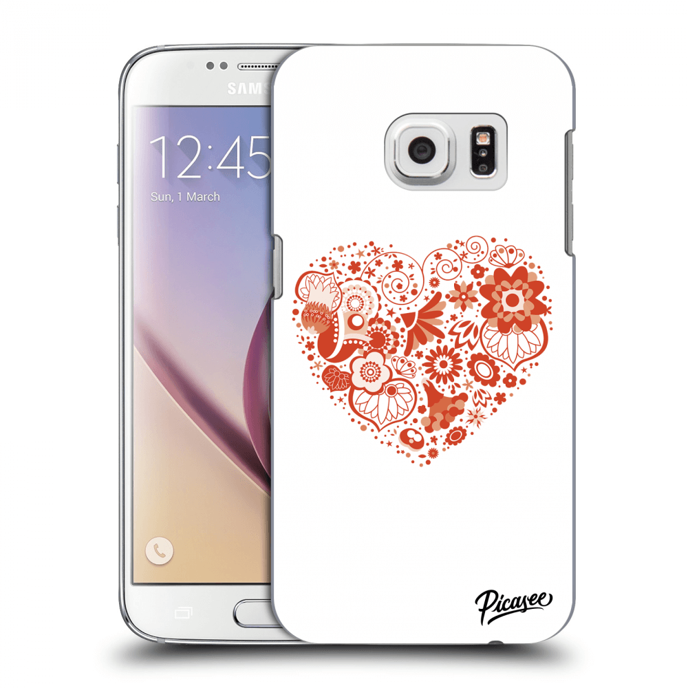 Picasee silikónový prehľadný obal pre Samsung Galaxy S7 G930F - Big heart