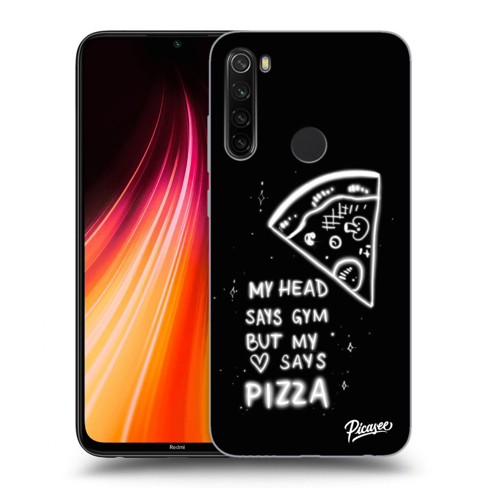 Picasee silikónový prehľadný obal pre Xiaomi Redmi Note 8T - Pizza