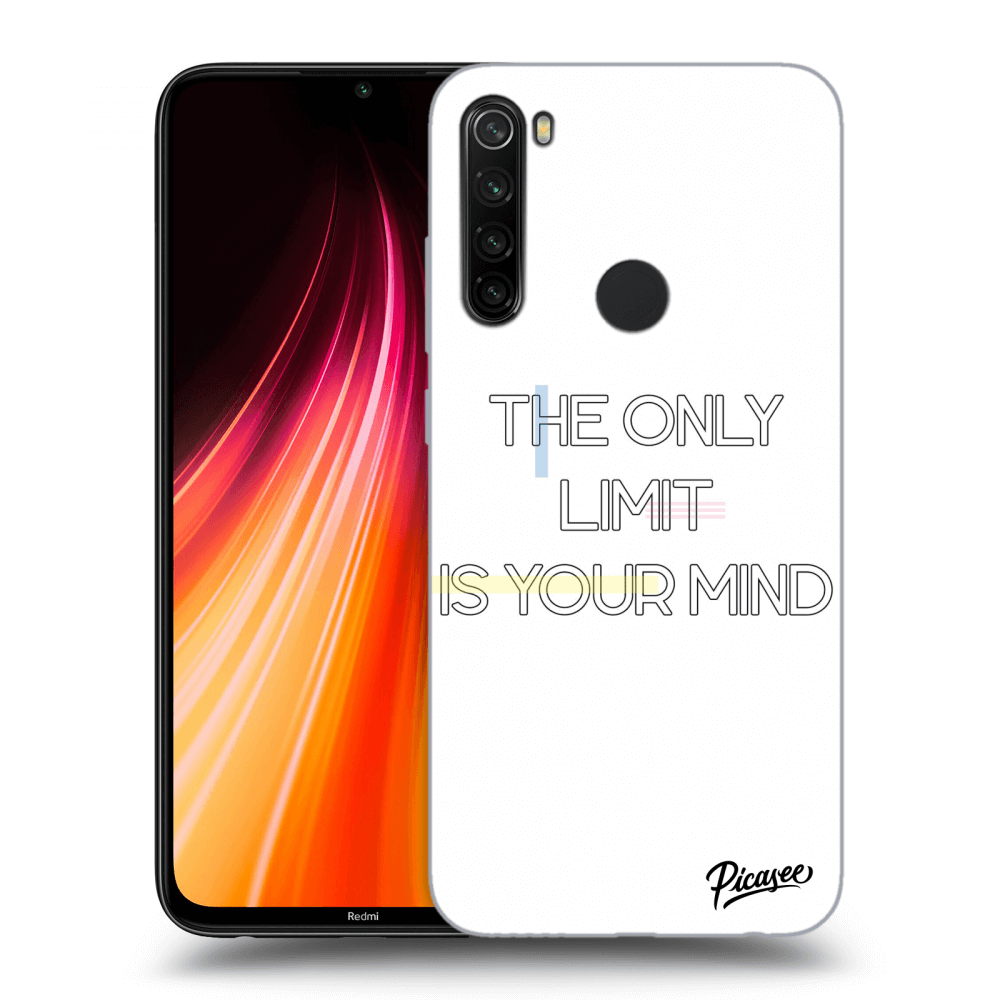 Picasee silikónový čierny obal pre Xiaomi Redmi Note 8T - The only limit is your mind