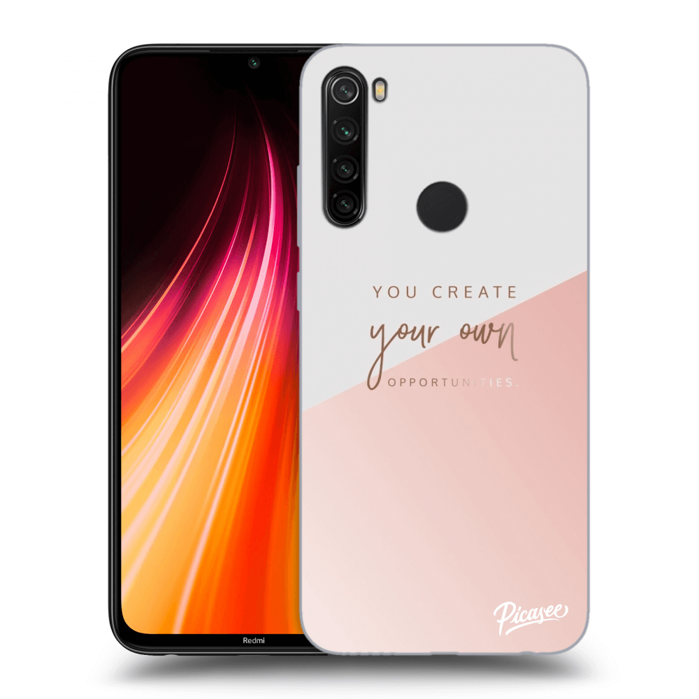 Picasee silikónový čierny obal pre Xiaomi Redmi Note 8T - You create your own opportunities