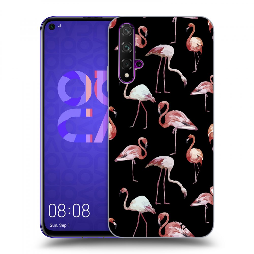 Picasee ULTIMATE CASE pro Huawei Nova 5T - Flamingos
