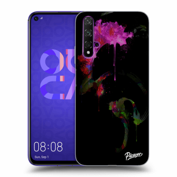 Picasee ULTIMATE CASE pro Huawei Nova 5T - Peony black