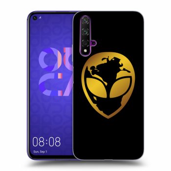 Obal pre Huawei Nova 5T - EARTH - Gold Alien 3.0