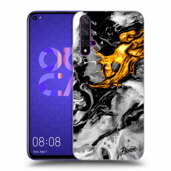 Obal pre Huawei Nova 5T - Black Gold 2