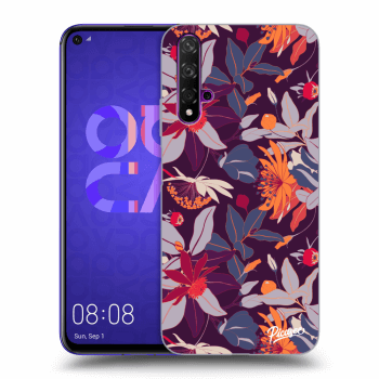 Obal pre Huawei Nova 5T - Purple Leaf