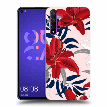 Obal pre Huawei Nova 5T - Red Lily