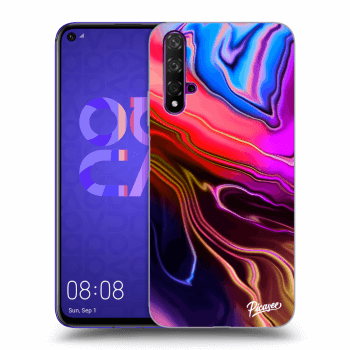 Picasee silikónový čierny obal pre Huawei Nova 5T - Electric