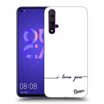 Picasee ULTIMATE CASE pro Huawei Nova 5T - I love you