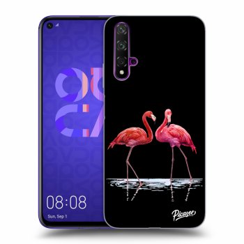 Obal pre Huawei Nova 5T - Flamingos couple