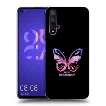 Obal pre Huawei Nova 5T - Diamanty Purple