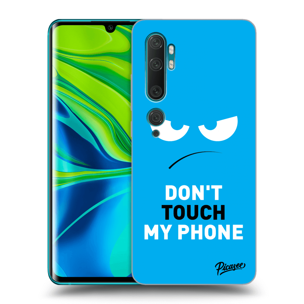 Picasee ULTIMATE CASE pro Xiaomi Mi Note 10 (Pro) - Angry Eyes - Blue