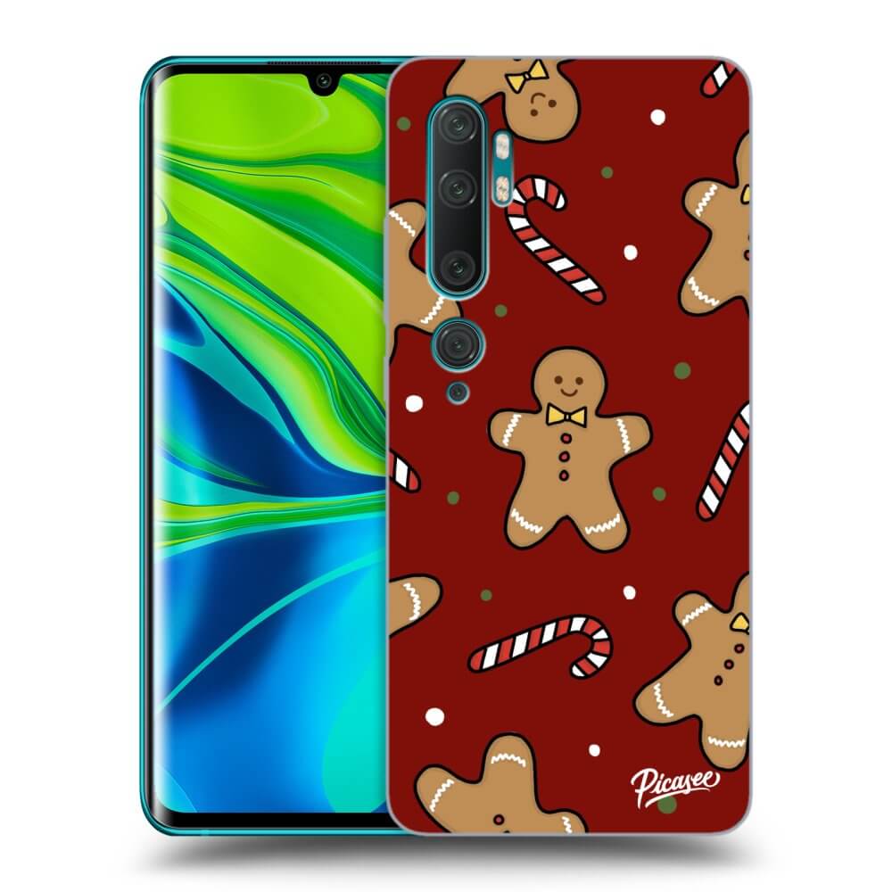 Picasee silikónový prehľadný obal pre Xiaomi Mi Note 10 (Pro) - Gingerbread 2