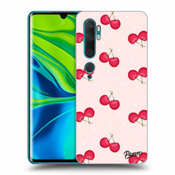 Picasee silikónový prehľadný obal pre Xiaomi Mi Note 10 (Pro) - Cherries