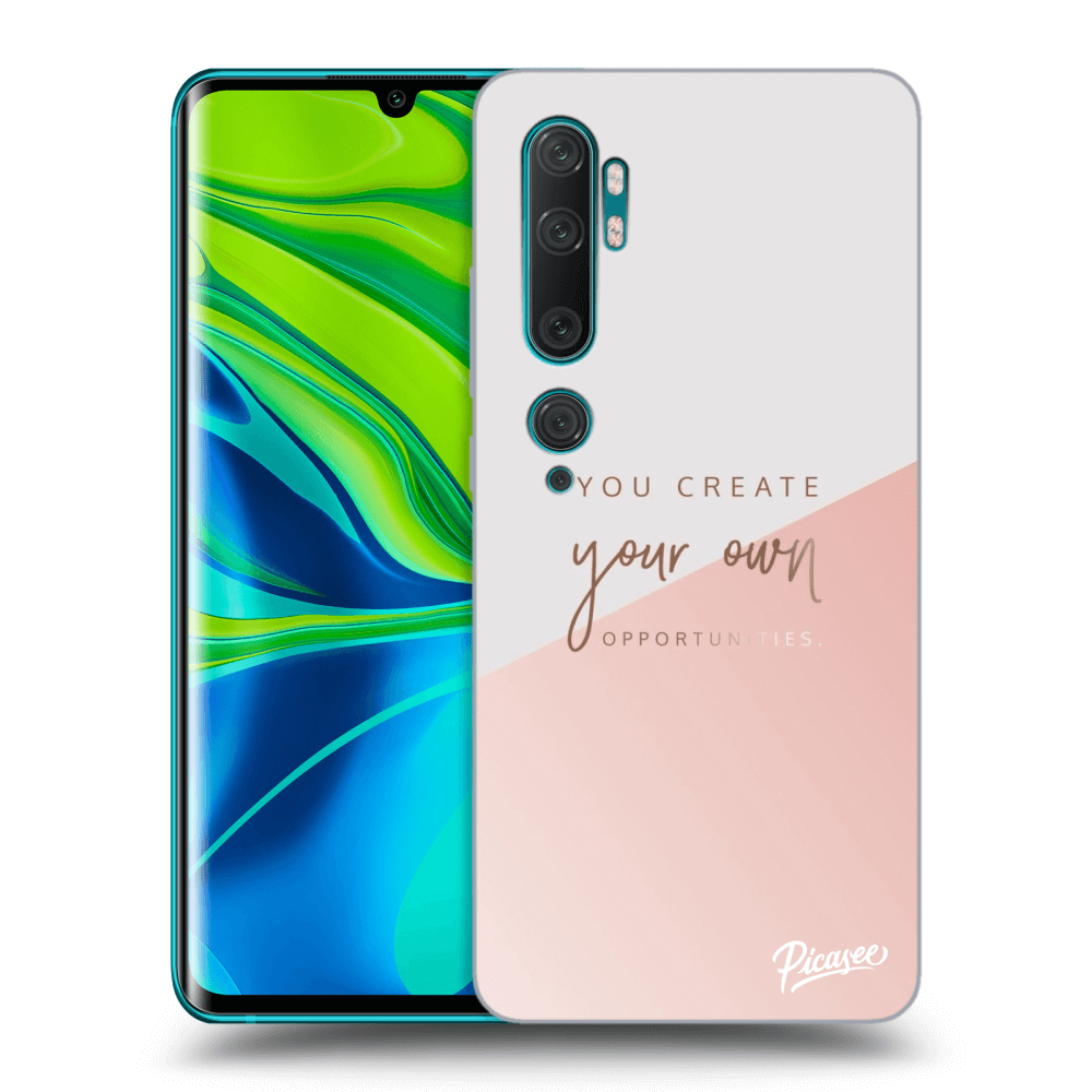 Picasee silikónový čierny obal pre Xiaomi Mi Note 10 (Pro) - You create your own opportunities