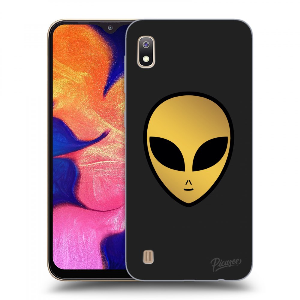 Picasee silikónový čierny obal pre Samsung Galaxy A10 A105F - Earth - Alien