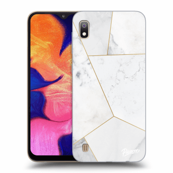 Obal pre Samsung Galaxy A10 A105F - White tile