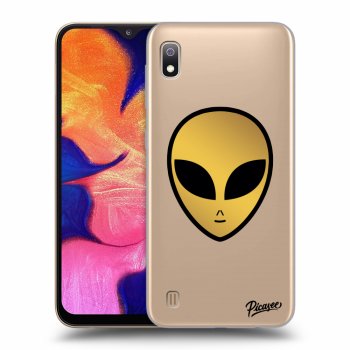 Picasee silikónový prehľadný obal pre Samsung Galaxy A10 A105F - Earth - Alien